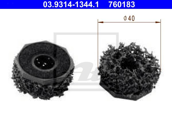 Saiba de curatare, set curatare butuc ~ Hyundai Avante 1995 1996 1997 1998 1999 2000 ~ 03.9314-1344.1 ~ ATE