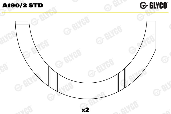 Saiba distantier, arbore cotit GLYCO A190/2 STD
