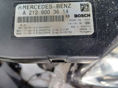 SAM fata Mercedes W212 E300 an 2012 cod A 212 900 46 14