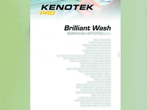 Sampon auto cu efect de ceara KENOTEK Brilliant Wash Shampoo 5L