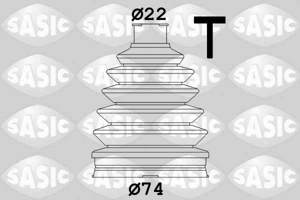 SASIC Ansamblu burduf, articulatie planetara montare punte fata 1904008 compatibil cu DACIA LOGAN II 2017 2018 2019 2020 2021 2022