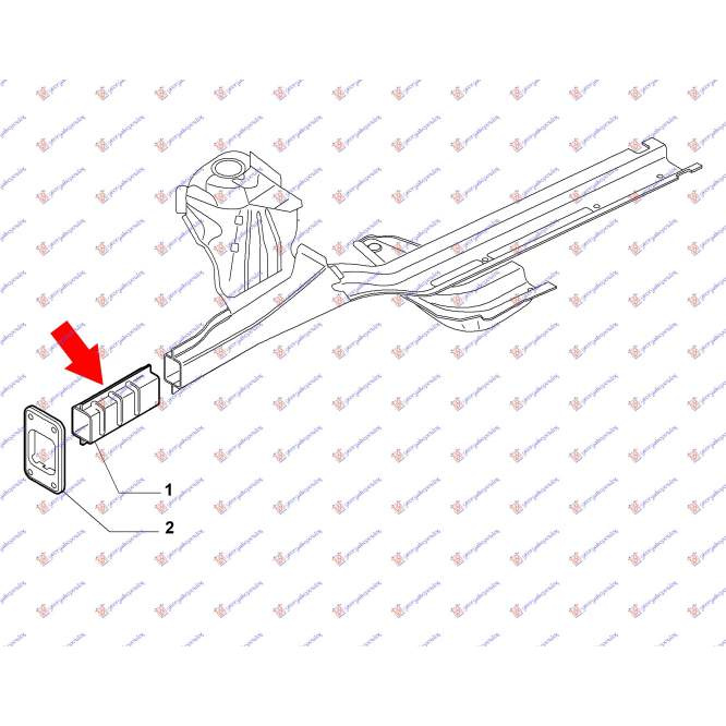 Sasiu fata-Fiat Grande Punto 05-12 pentru Fiat Grande Punto 05-12