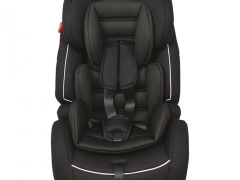 Scaun auto copil CarKids Negru si Alb, 9-36kg , Grupa 1-3, ISOFIX + ancora Top Tether