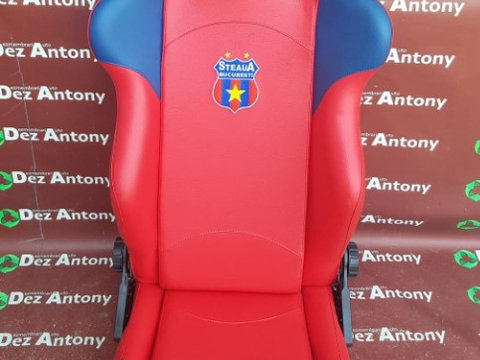 Scaun auto de curse OMP personalizat stadion Steaua cod HA/719E/STE/RB
