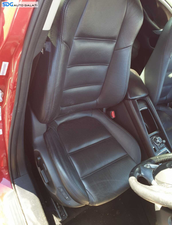 Scaun Dreapta Fata Pasager Piele Neagra cu Incalzire cu Memorie Electric Mazda 6 III GJ 2013 - 2018 [C9618]