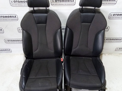 Scaune fata + bancheta spate interior S-Line Audi A3 8V Hatchback [Fabr 2013-2018]