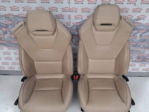 Scaune fata din piele crem Cu incalzire Mercedes-B