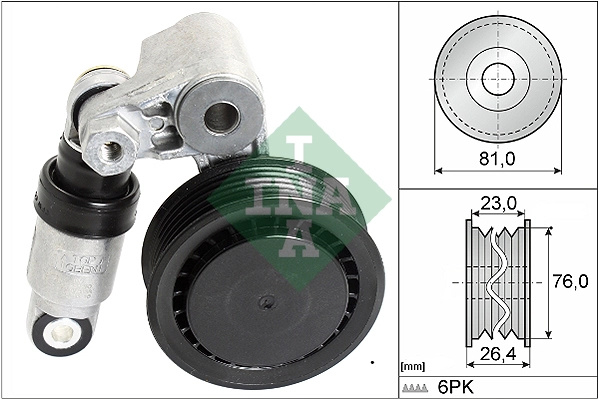 Schaeffler INA Intinzator curea, curea distributie 534001110 model VW LT 28-35 II bus (2DB, 2DE, 2DK) 1996 1997 1998 1999 2000 2001 2002 2003 2004 2005 2006