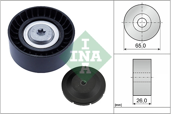 Schaeffler INA Rola ghidare/conducere, curea transmisie 532080410 la masina BMW 2 Active Tourer (F45) 2013 2014 2015 2016 2017 2018 2019 2020 2021
