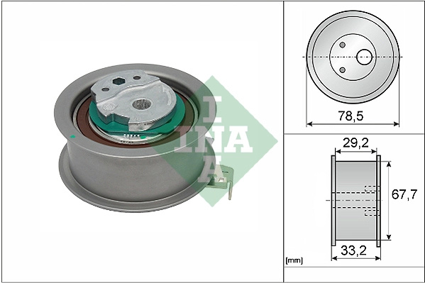 Schaeffler INA rola intinzator,curea distributie 531092710 pentru VOLVO XC60 II (246) 2017 2018 2019 2020 2021 2022