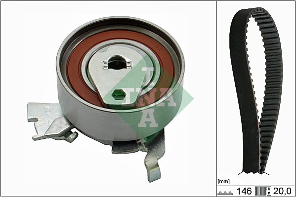 Schaeffler INA Set curea de distributie 530014710 