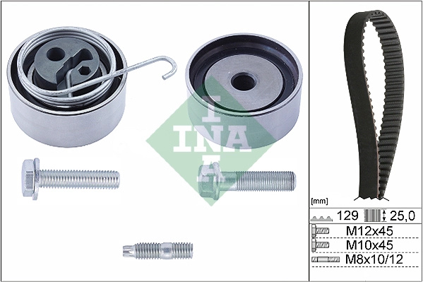 Schaeffler INA Set curea de distributie 530049110 model OPEL ASTRA G CLASSIC Caravan (F35) Z 17 DTL 1686cc 80cp 59kW 2004 2005 2006 2007 2008 2009