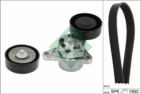 Schaeffler INA Set curea transmisie cu caneluri 529048710 la masina MERCEDES-BENZ C-CLASS T-Model (S205) OM 654.920 1950cc 245cp 180kW 2018 2019 2020 2021