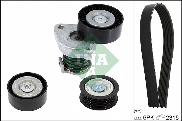 Schaeffler INA Set curea transmisie cu caneluri 529044410 se potriveste la MERCEDES-BENZ C-CLASS cupe (C204) M 271.860 1796cc 184cp 135kW 2011 2012 2013 2014 2015 2016