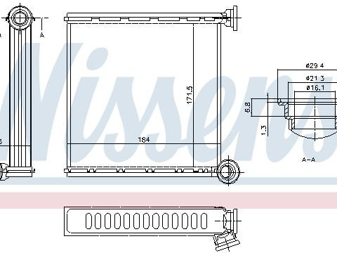 Schimbator caldura incalzire habitaclu 73980 NISSENS pentru Seat Leon Vw Golf Audi A3 Skoda Octavia