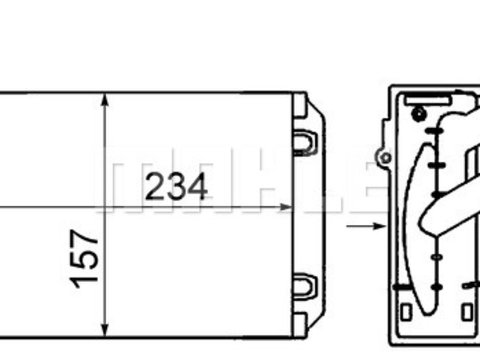 Schimbator caldura, incalzire habitaclu (AH20000S BEH MAH) AUDI,SEAT,SKODA,VW