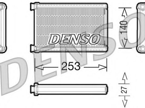 Schimbator caldura, incalzire habitaclu BMW 1 (E81), BMW 3 limuzina (E90), BMW 1 cupe (E82) - DENSO DRR05005