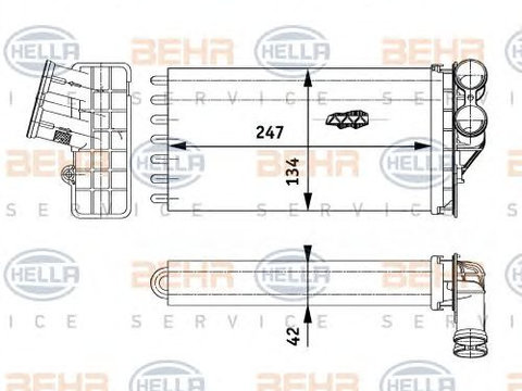 Schimbator caldura incalzire habitaclu CITROEN C4 II (B7) - Cod intern: W20091694 - LIVRARE DIN STOC in 24 ore!!!