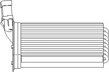 Schimbator caldura, incalzire habitaclu Citroen XANTIA (X1), Citroen ZX (N2), PEUGEOT 306 hatchback (7A, 7C, N3, N5) - TOPRAN 721 419