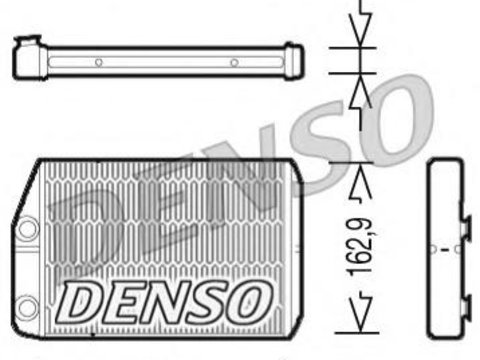 Schimbator caldura, incalzire habitaclu FIAT DUCATO bus (250), FIAT DUCATO caroserie (250), FIAT DUCATO platou / sasiu (250) - DENSO DRR09034