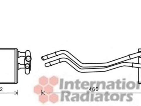 Schimbator caldura, incalzire habitaclu FORD FIESTA VI, FORD FIESTA Van - VAN WEZEL 18006455