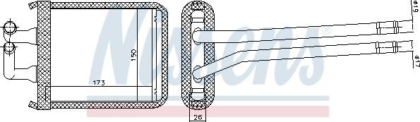 Schimbator caldura. incalzire habitaclu Heater KIA PICANTO I 1.0-1.1-1.1D 04.04-09.11 KIA PICANTO (SA), Hatchback, 04.2004 - Nissens 77539