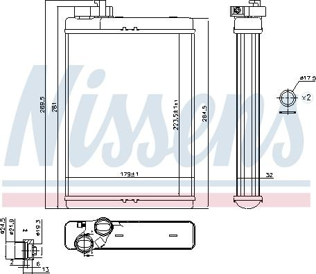 Schimbator caldura. incalzire habitaclu Heater AUD