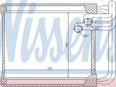 Schimbator caldura, incalzire habitaclu HYUNDAI i30 (FD) (2007 - 2011) NISSENS 77632 piesa NOUA