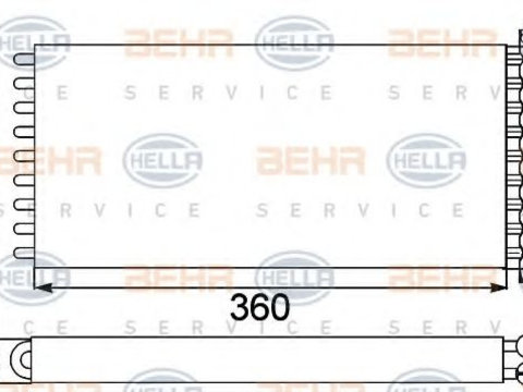 Schimbator caldura, incalzire habitaclu MERCEDES-BENZ SPRINTER 3,5-t bus (906) (2006 - 2020) HELLA 8FH 351 313-571