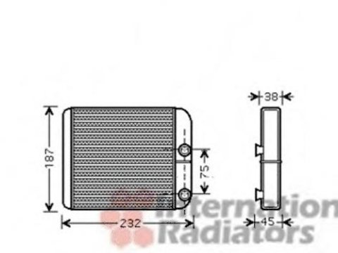 Schimbator caldura, incalzire habitaclu MITSUBISHI CARISMA (DA_), VOLVO S40 I limuzina (VS), VOLVO V40 combi (VW) - VAN WEZEL 59006129