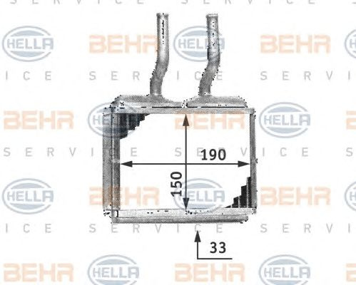 Schimbator caldura incalzire habitaclu OPEL CORSA B - Cod intern: M20447759 - LIVRARE DIN STOC in 24 ore!!!