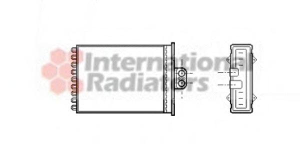 Schimbator caldura, incalzire habitaclu OPEL VECTRA B hatchback (38_), OPEL VECTRA B (36_), OPEL VECTRA B combi (31_) - VAN WEZEL 37006217