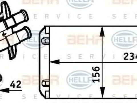 Schimbator caldura incalzire habitaclu SEAT IBIZA V ST (6J8, 6P8) - Cod intern: W20091831 - LIVRARE DIN STOC in 24 ore!!!