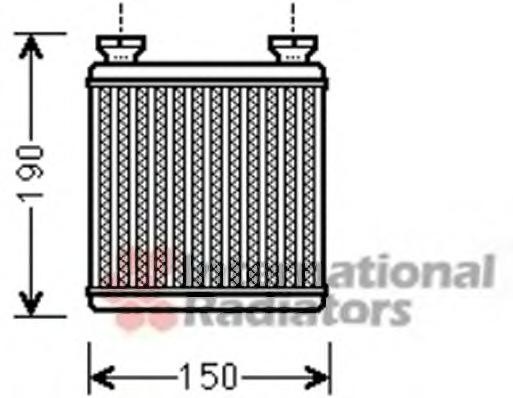 Schimbator caldura, incalzire habitaclu SMART FORTWO cupe (451), SMART FORTWO Cabrio (451) - VAN WEZEL 29006014