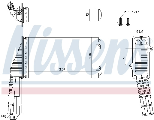 Schimbator caldura incalzire habitaclu # Toyota Ay