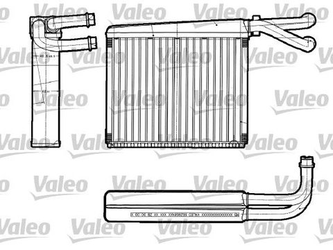 Schimbator caldura, incalzire habitaclu VALEO 812251