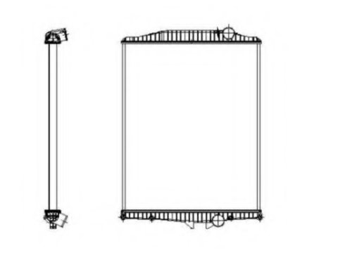 Schimbator de caldura 519701 NRF pentru Volvo Fh Volvo Fm