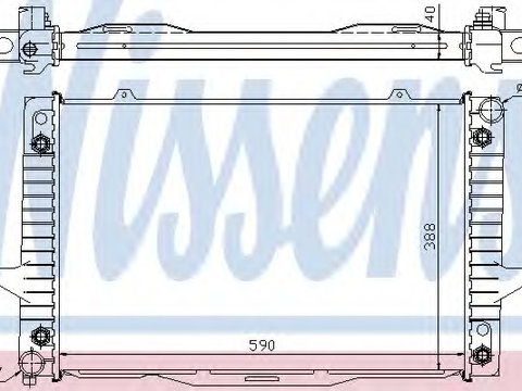 Schimbator de caldura 65539A NISSENS pentru Volvo 850 Volvo S70 Volvo V70 Volvo C70 Volvo Xc70