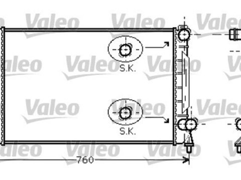 Schimbator de caldura 734859 VALEO pentru Audi A6