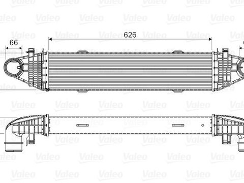 Schimbator de caldura 818617 VALEO pentru Mercedes-benz C-class