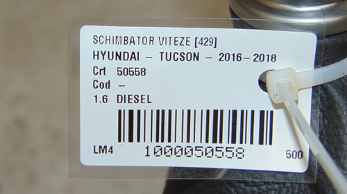 Schimbator viteze Hyundai Tucson din 201