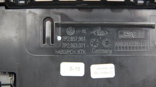 Scrumiera bord VW Touareg 7P cod: 7P2857