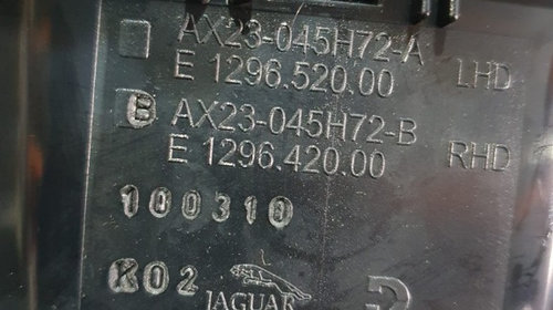 Scrumiera Jaguar XF 3.0 D 2010 Cod ax230