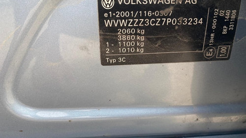 Scrumiera Volkswagen Passat B6 2006 Hatc