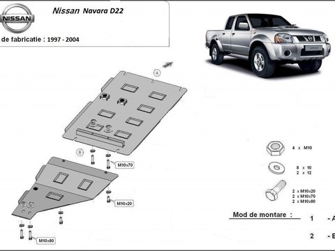 Scut, cutie de viteză + reductor MITSUBISHI Navara D 22 1997-prezent