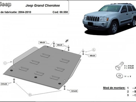 Scut cutie de viteze Jeep Grand Cherokee 2005-2011