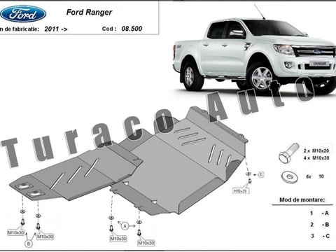 Scut metalic cutie de viteza Ford Ranger 2011-2017