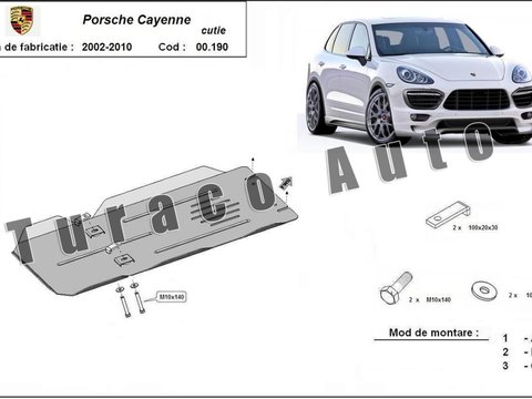 Scut metalic cutie de viteza Porsche Cayenne, 3.2, 3.6, 2002-2010