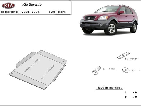 Scut metalic cutie de viteze Kia Sorento 2002-2006
