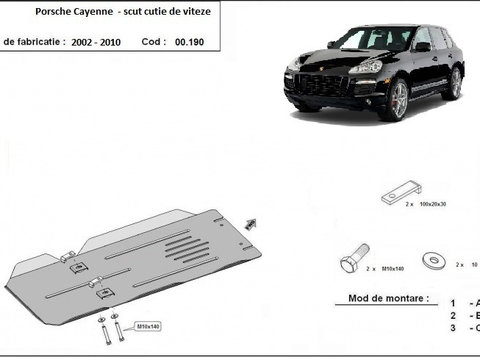 Scut metalic cutie de viteze Manuala Porsche Cayenne 2002-2010